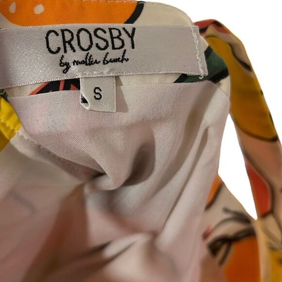 Crosby by Mollie Burch Kami Tank Top in Citron Print - Picture 7 of 7